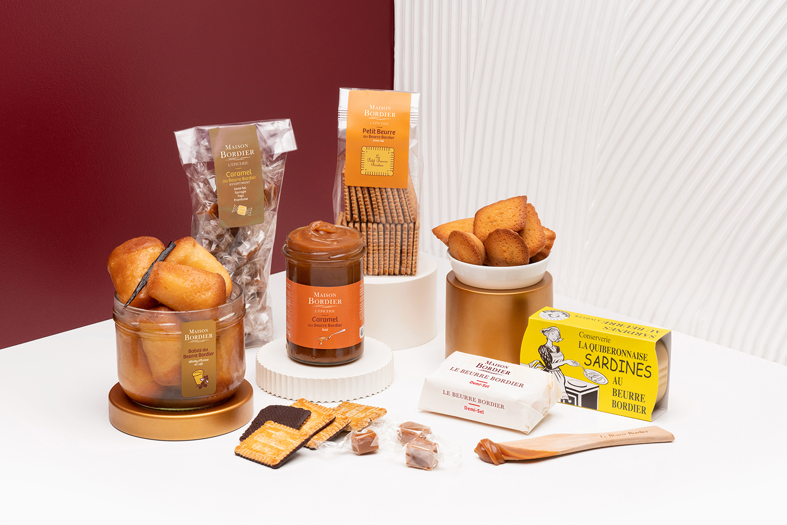 MAISON BORDIER Petit Beurre 4パックセット Bordier Butter Delicatessen - Bordier