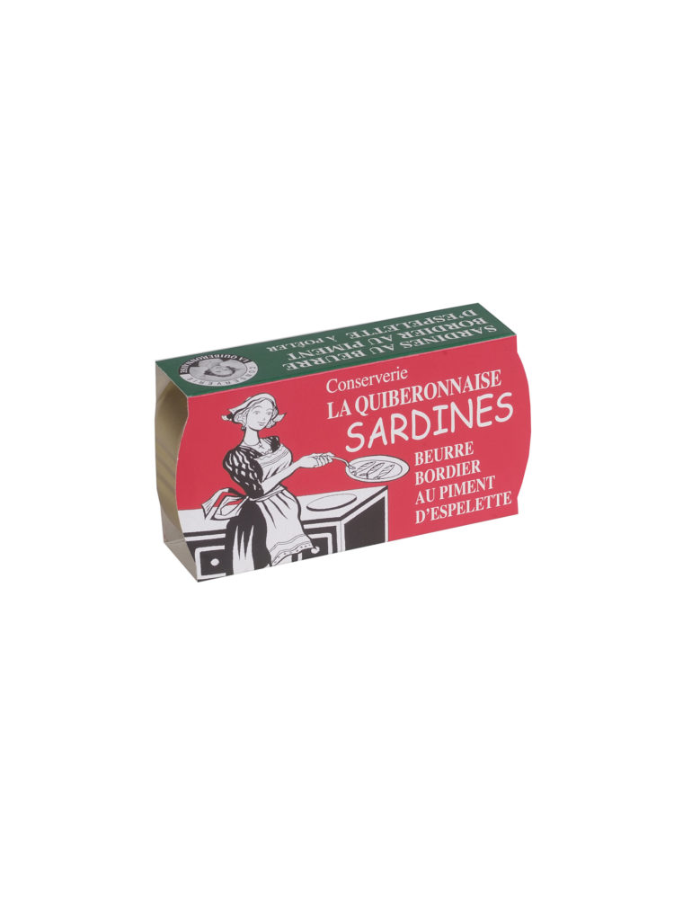 Sardines au Beurre Bordier au Piment d'Espelette