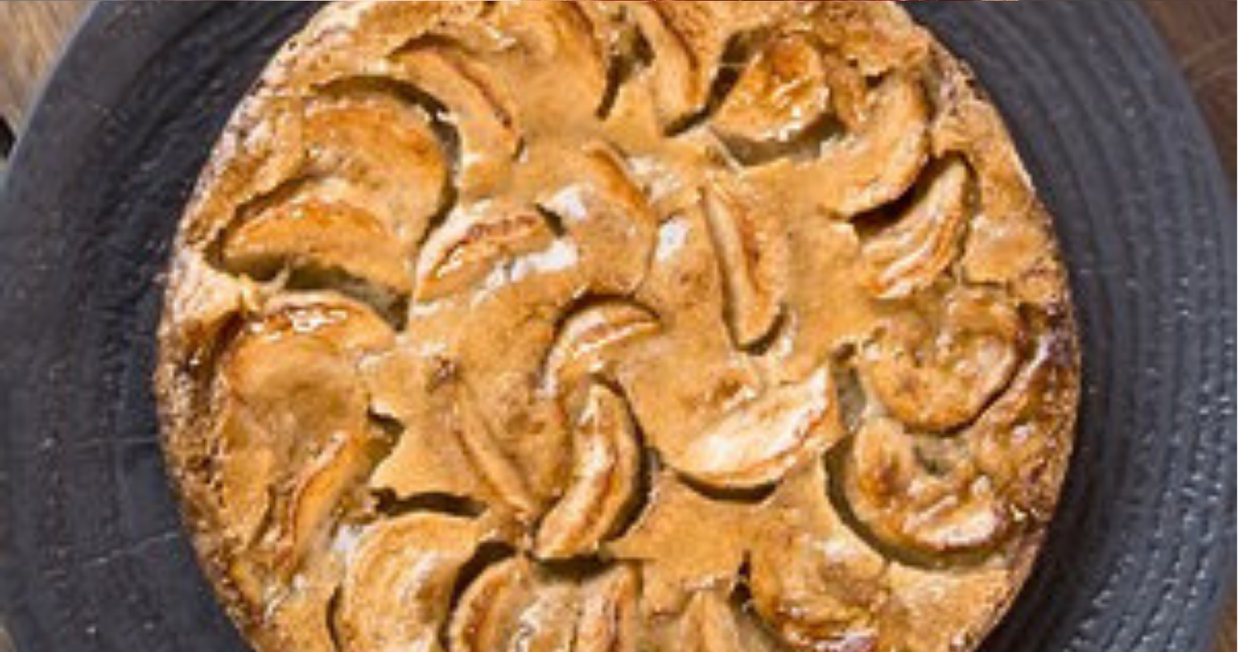 Tarte aux pommes et Beurre Bordier à la Vanille de Madagascar