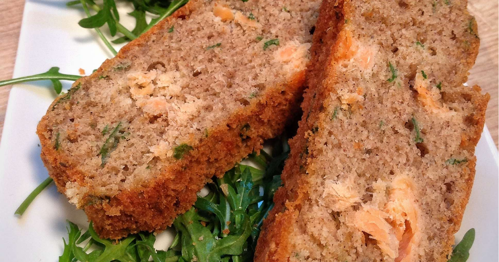 Cake au blé noir, truite fumée, Beurre Bordier aux Algues