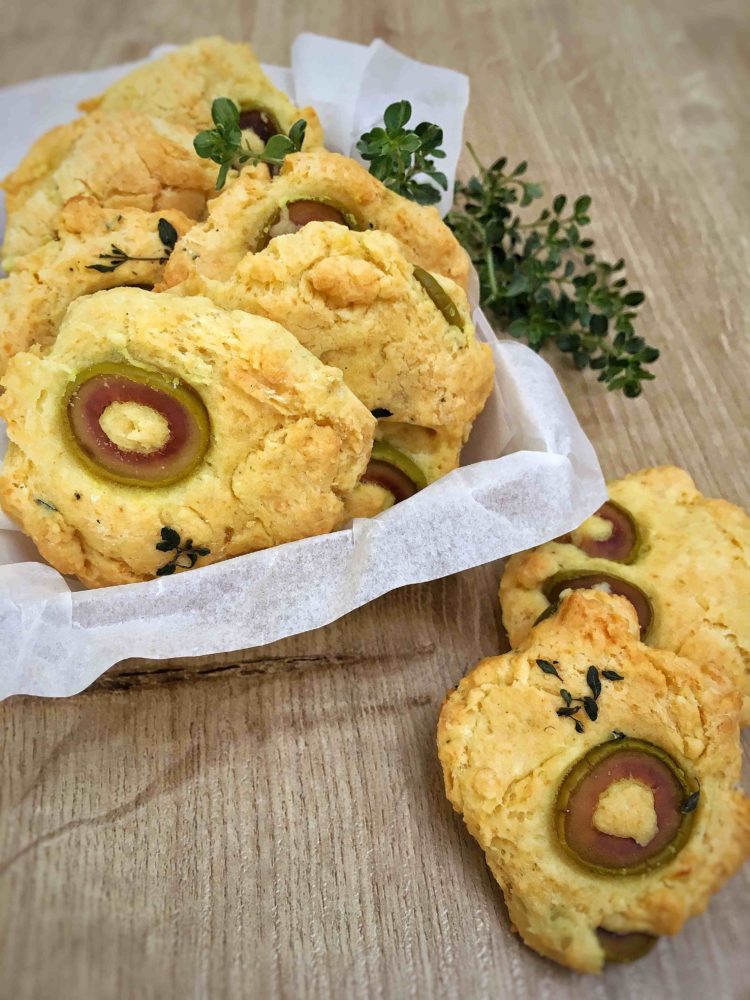 Cookies salés aux olives et au Beurre Bordier à l’Huile d’Olive Citronnée