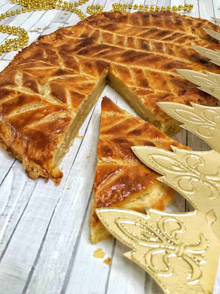 Galette des Rois à la crème d’amande au Beurre Bordier au Yuzu