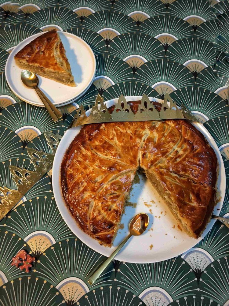 Galette des Rois cœur de poires au caramel, et Beurre Bordier à la Vanille de Madagascar