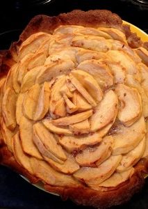 Tarte aux pommes et Beurre Bordier au Sarrazin